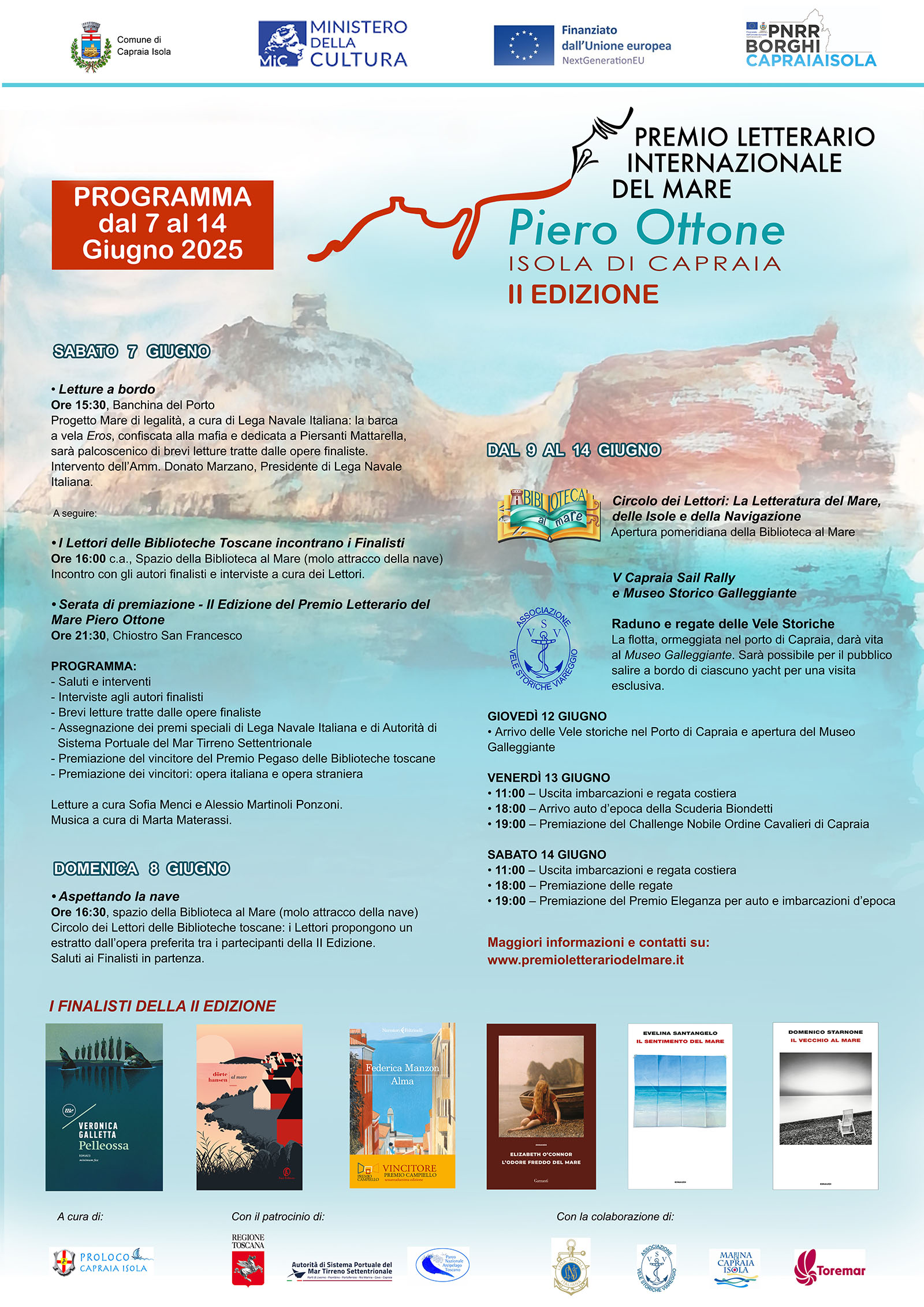 Settimana di Eventi Premio Letterario Internazionale del Mare Piero Ottone